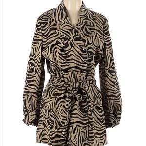 Black/Tan animal print-Dana Bushman jacket size M